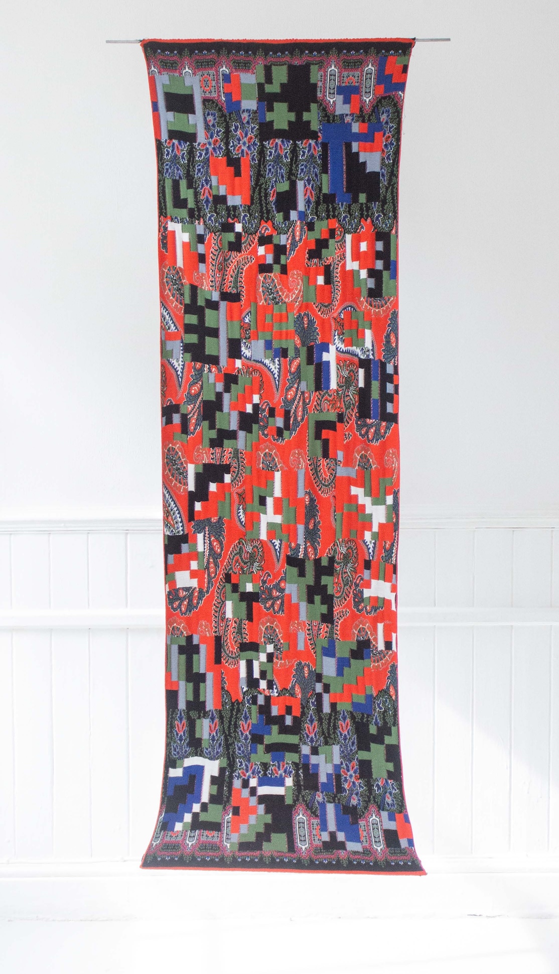 Tanvi Ranjan, textile artist, computer glitch